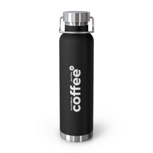 Ora et Labora Insulated Water Bottle, Perfect for Coffee Lovers