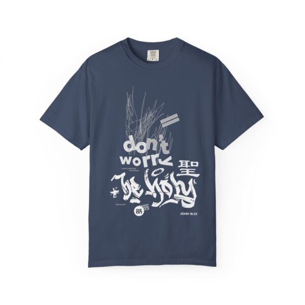 Stylish Relaxed T-Shirt | Don’t Worry Graphic Tee, Unisex Fashion, Casual Wear, Gift Idea, Summer Style, Everyday Comfort - Image 5