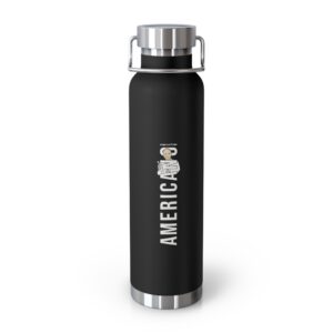 Papa Americano Insulated Water Bottle Perfect for Outdoor Adventures, Gym, Travel